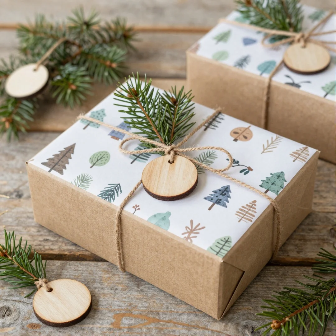 Woodland Motif Themes - baby shower gift wrapping ideas