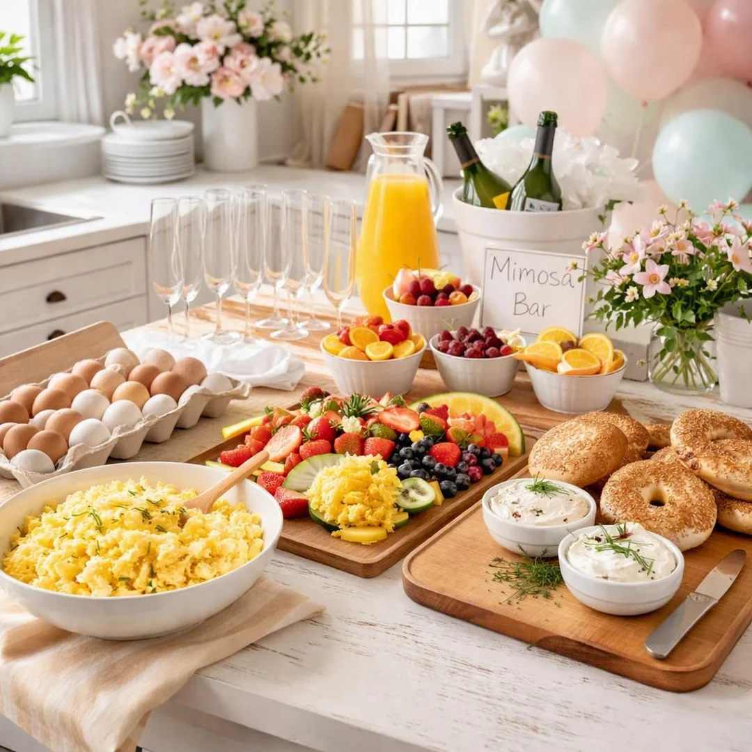 Brunch Baby Shower - baby shower ideas