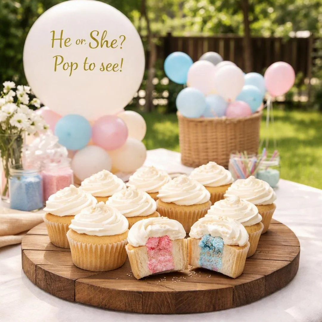 Gender Reveal Twist - baby shower ideas
