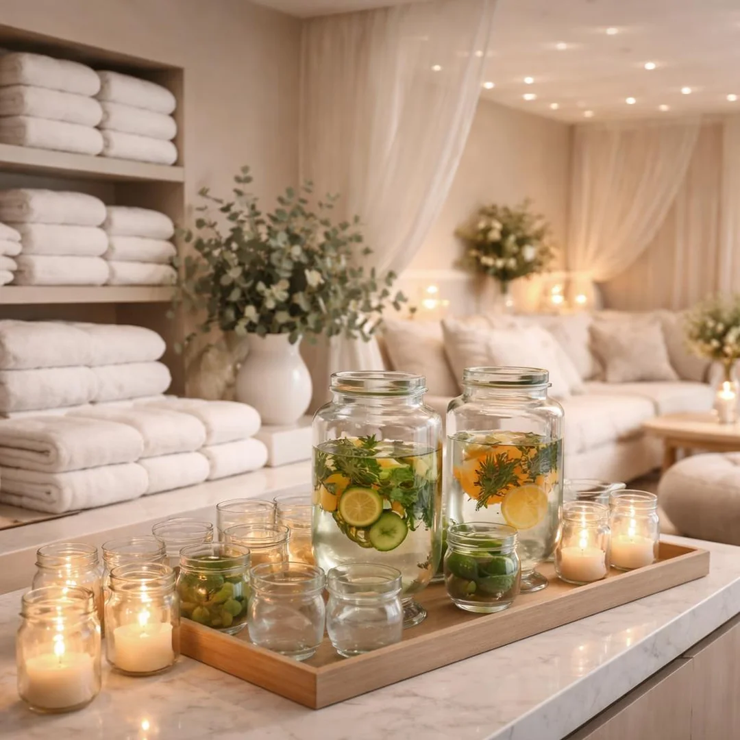 Luxury Spa Shower - baby shower ideas
