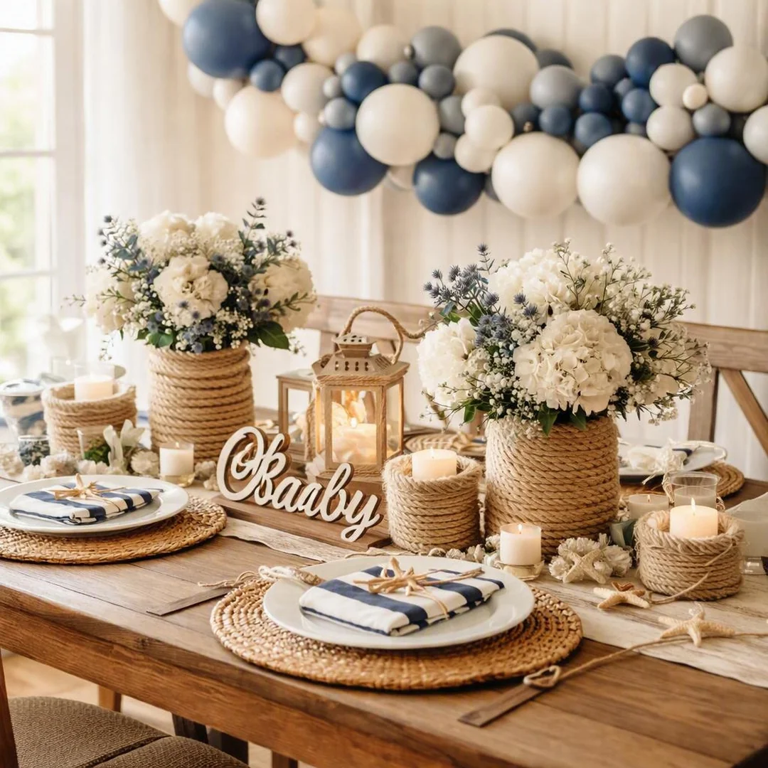 Nautical Shower Theme - baby shower ideas