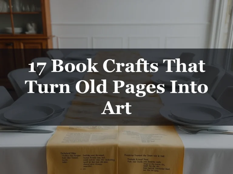 17 Book Crafts That Turn Old Pages Into Art - book crafts diy ideas