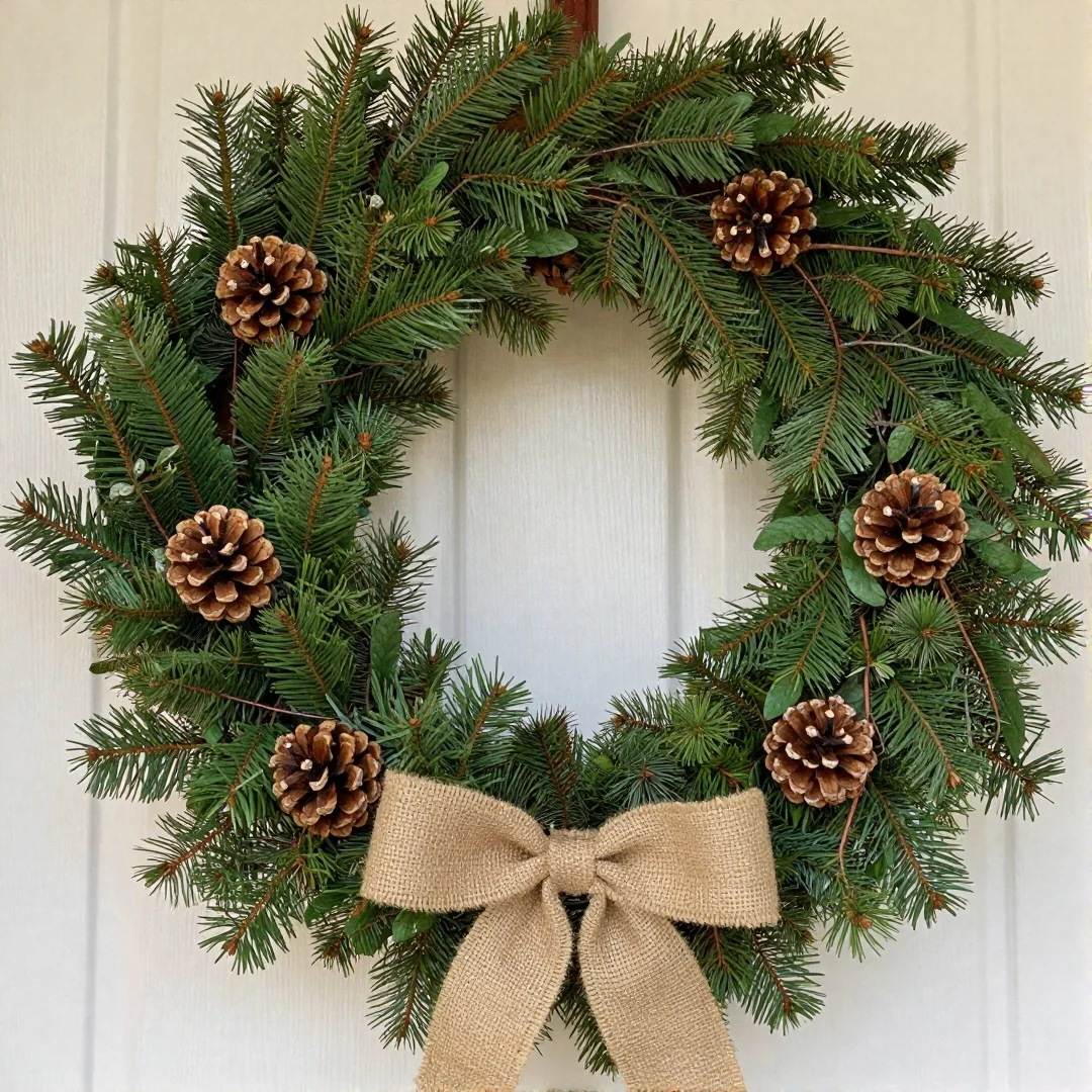 Classic Evergreen Wreath - christmas wreaths diy