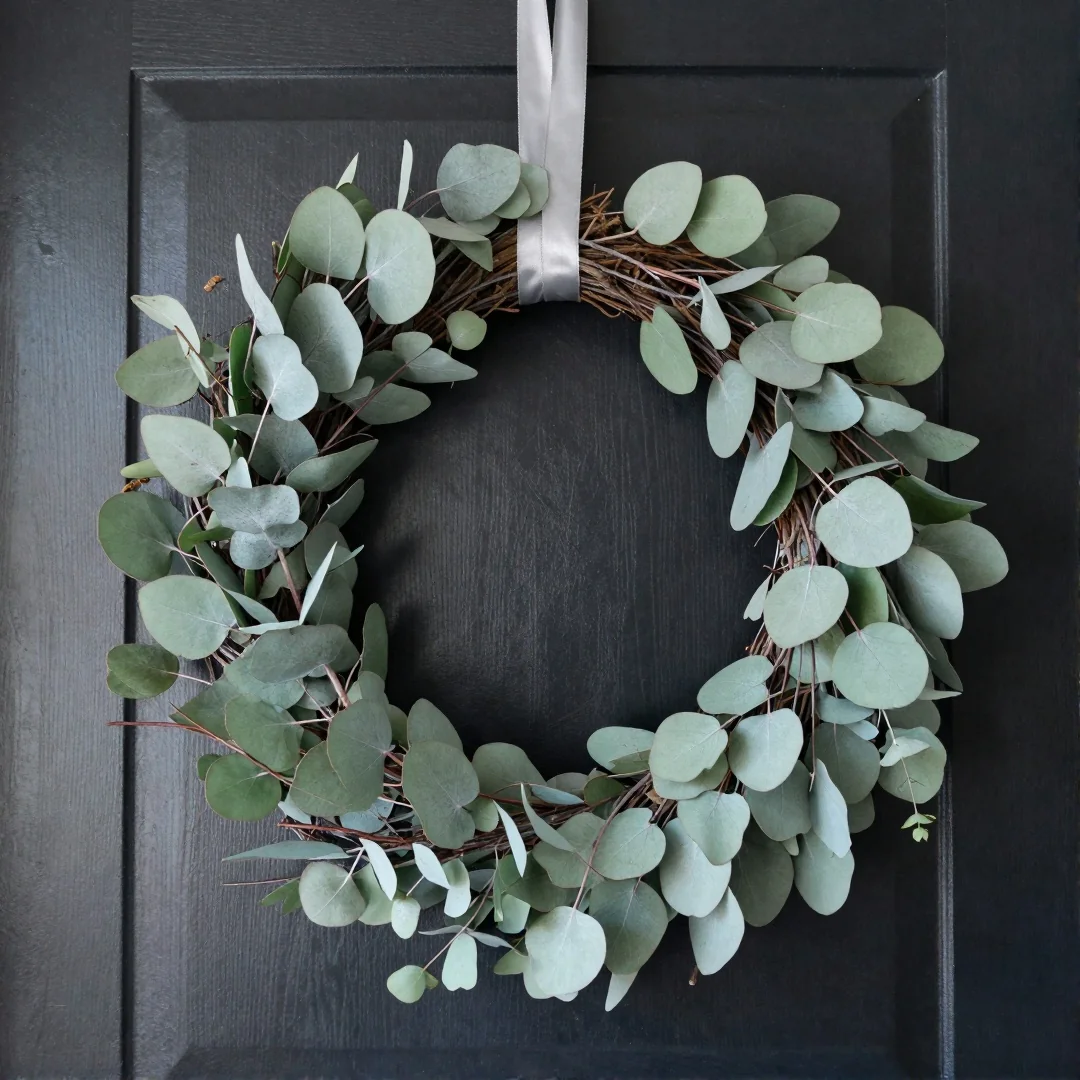 Eucalyptus Modern Wreath - christmas wreaths diy