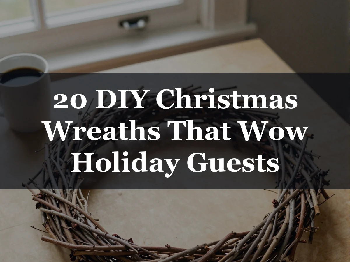 20 DIY Christmas Wreaths That Wow Holiday Guests - christmas wreaths diy
