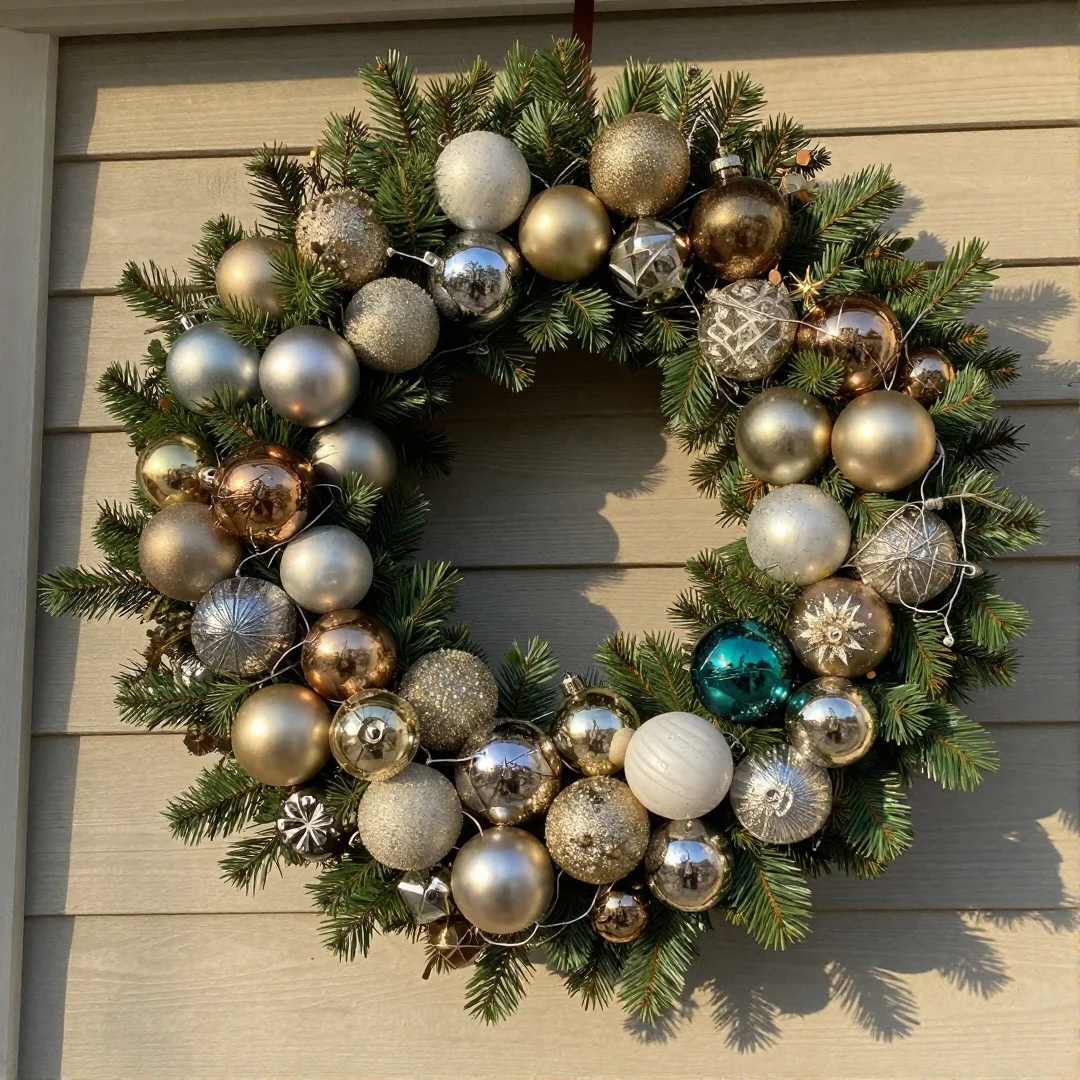 Grapevine Ornament Wreath - christmas wreaths diy