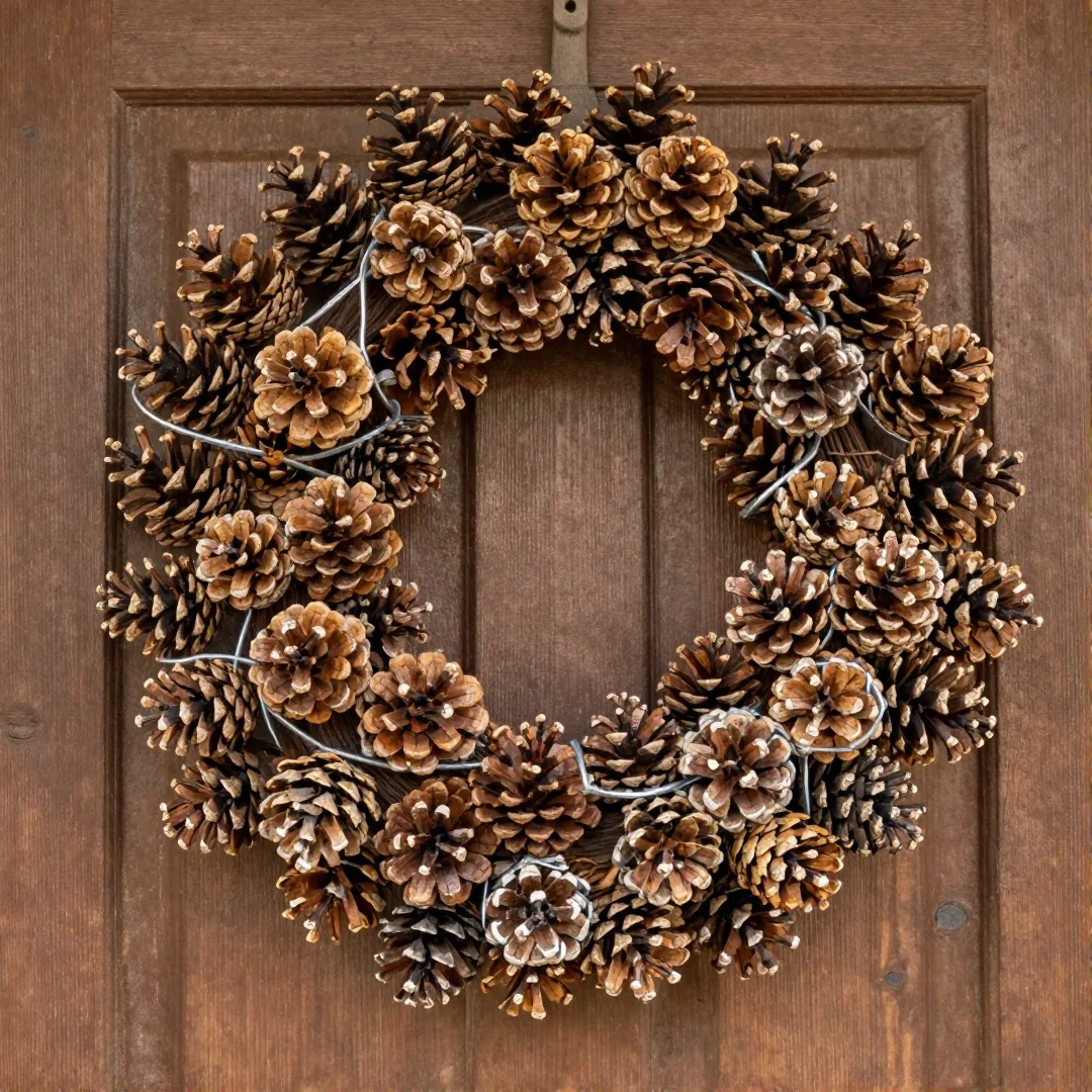 Pinecone Wreath - christmas wreaths diy