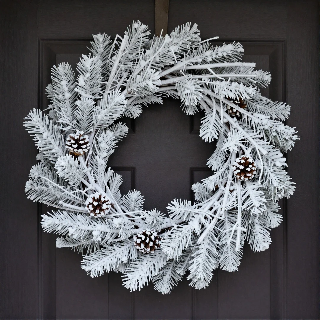 Snowy Twig Wreath - christmas wreaths diy