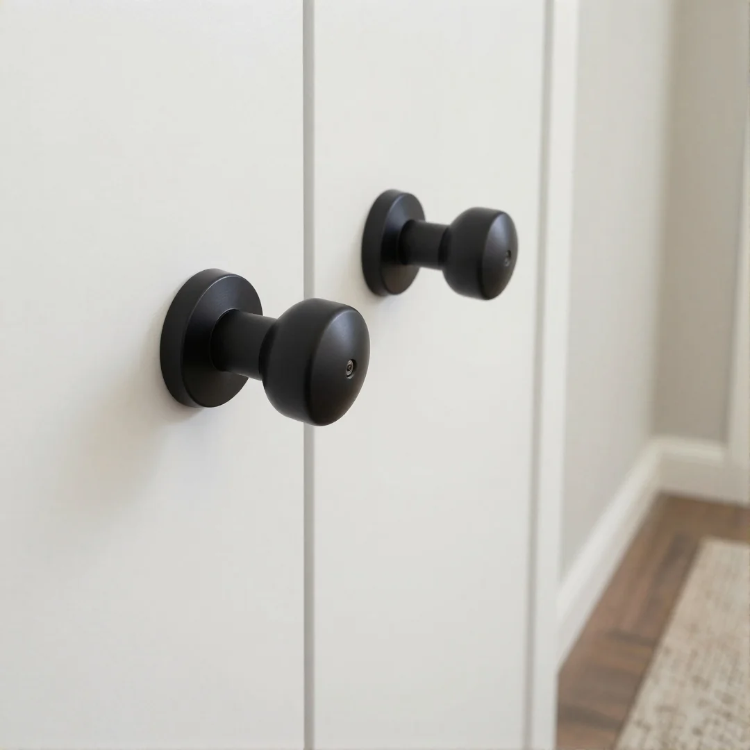 Matte Black Hardware - creative hallways 23 ideas to transform your entryway spaces