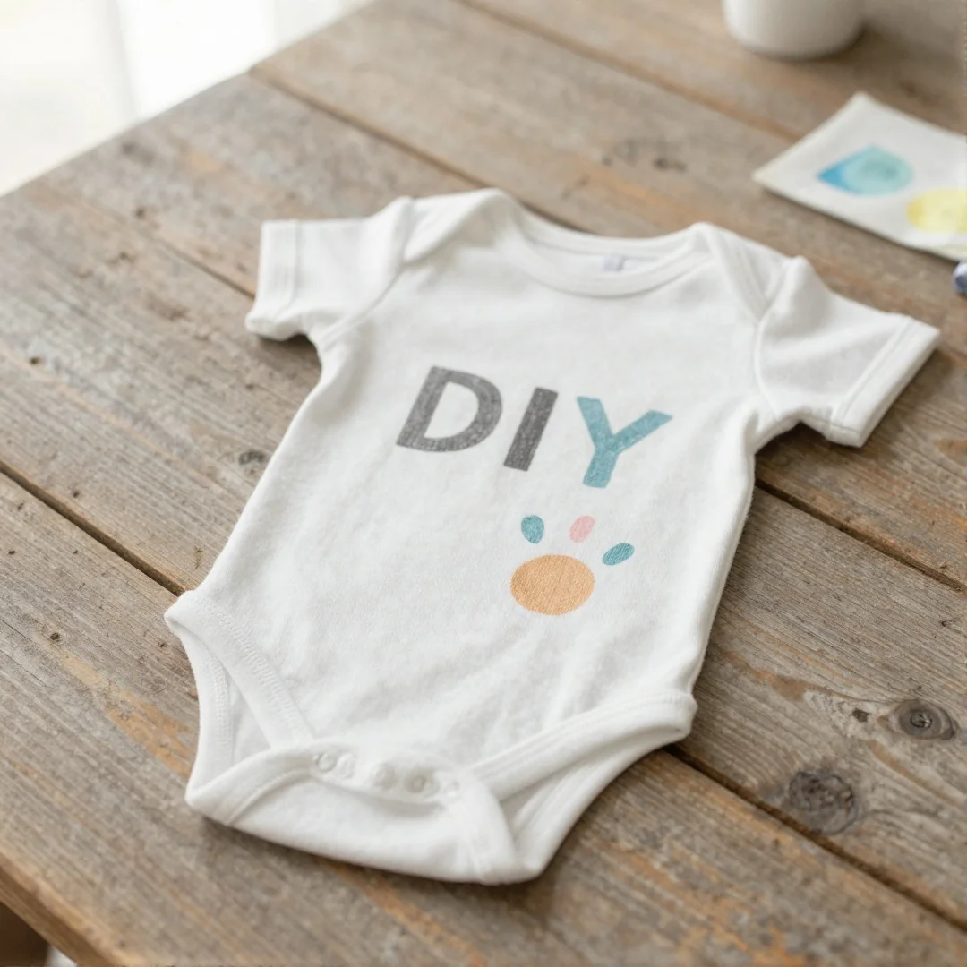 DIY Baby Shower Onesie - diy baby shower gifts