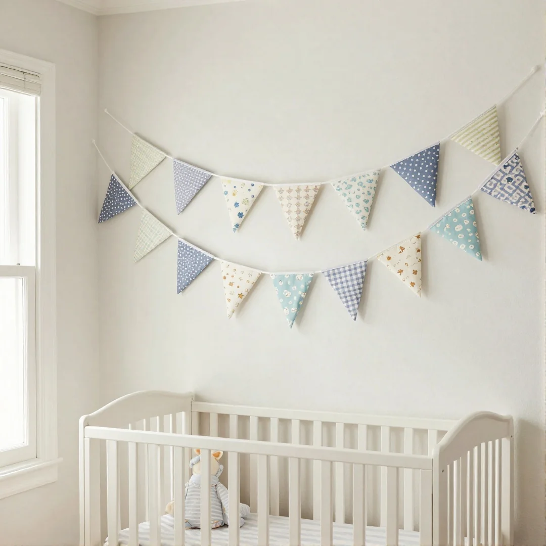 Fabric Bunting - diy baby shower gifts