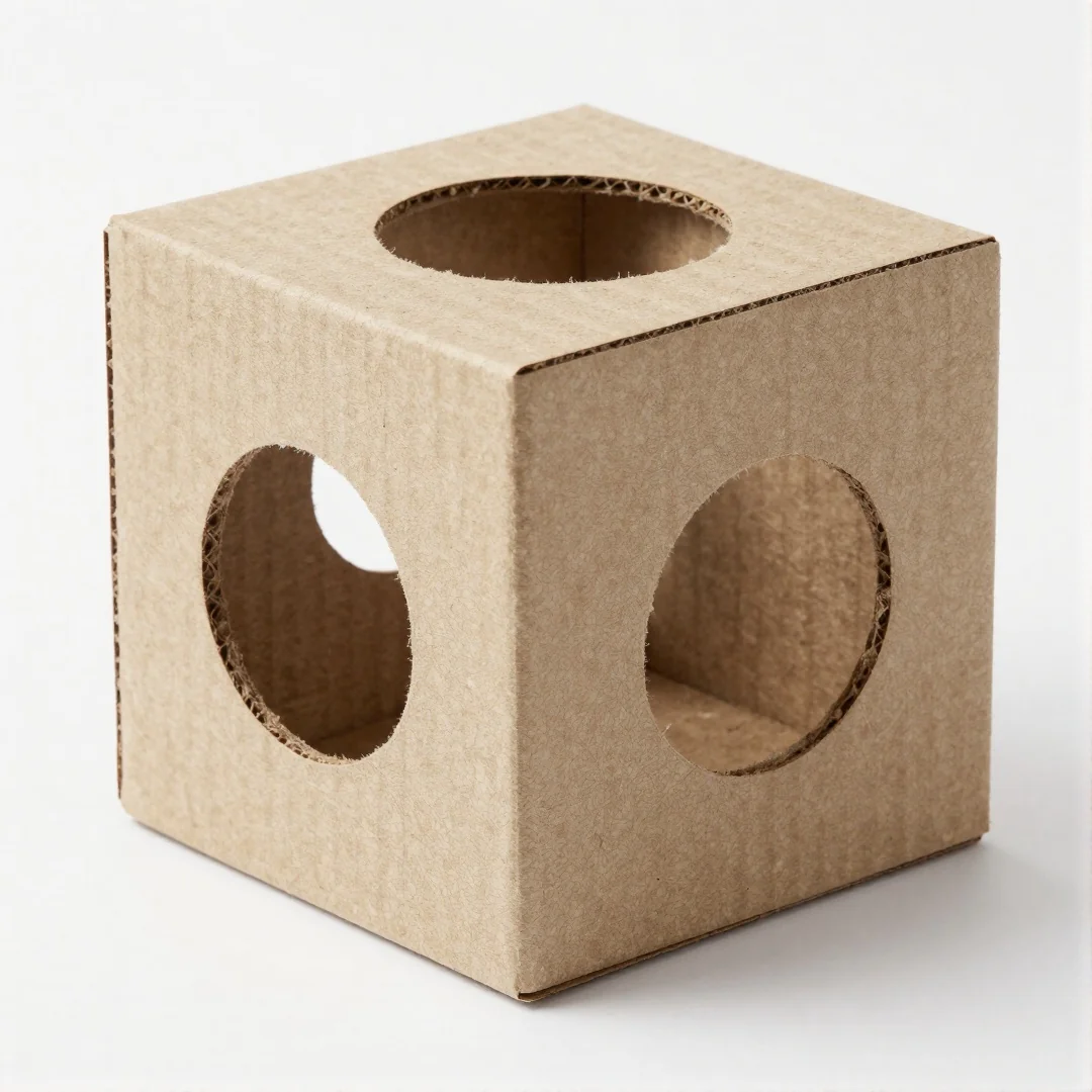 Cardboard Shape Sorter - diy baby toys