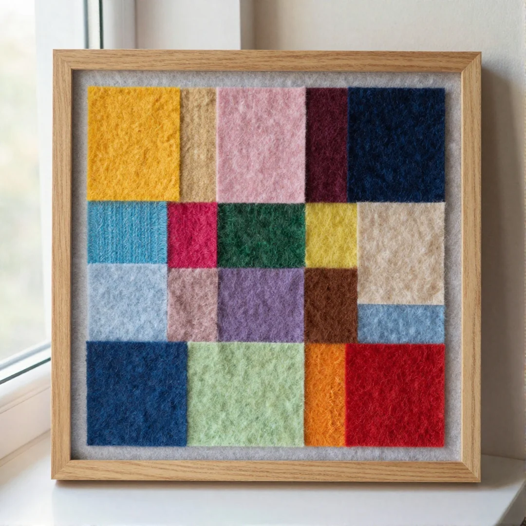 Felt Texture Board - diy baby toys