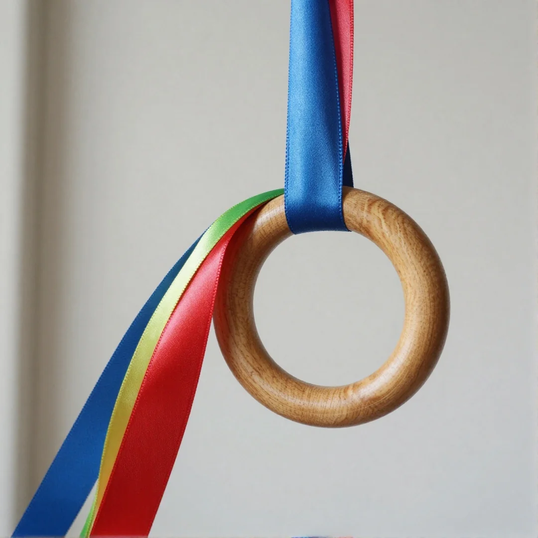 Ribbon Wand Toy - diy baby toys