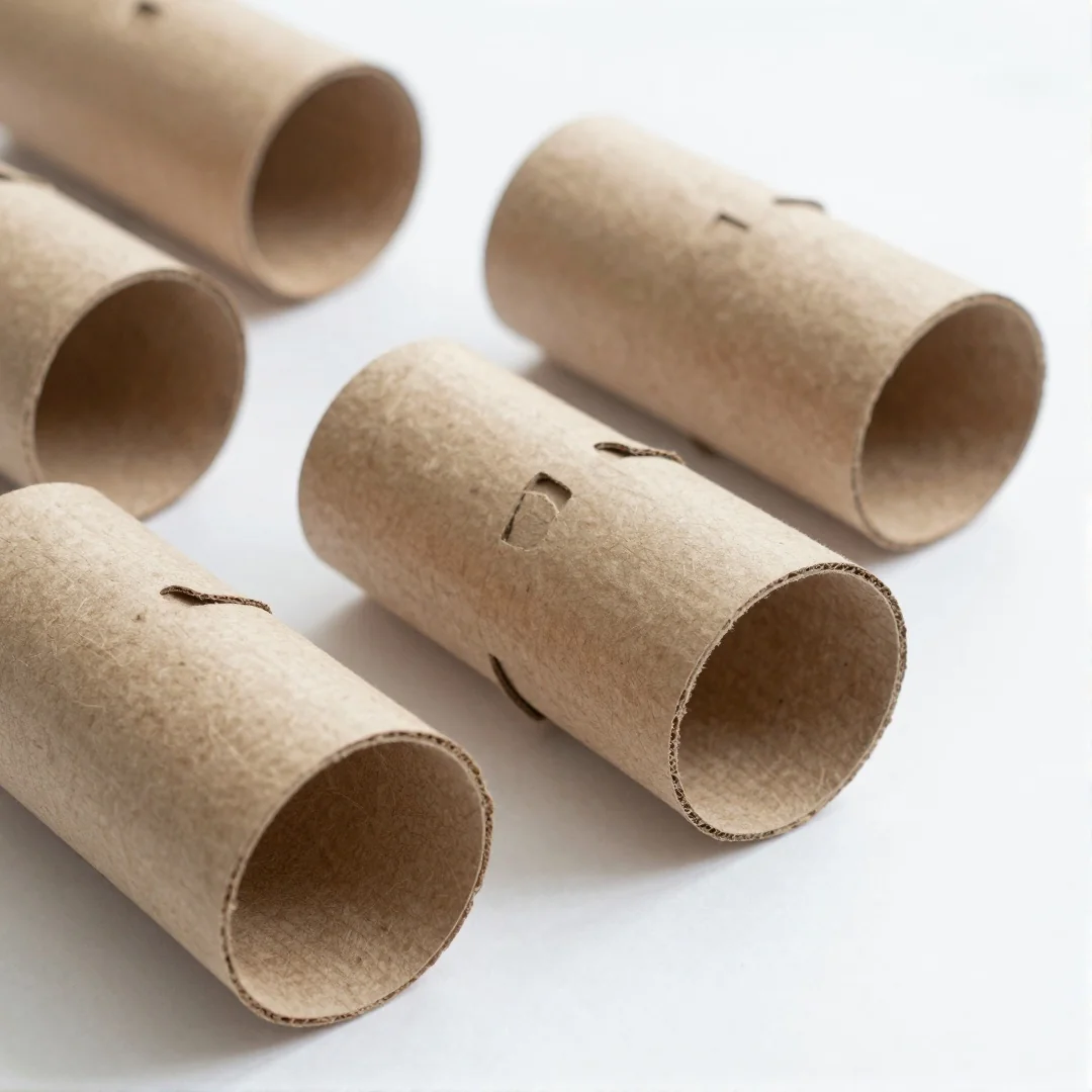 DIY Cardboard Roll Feeders - diy cat toys