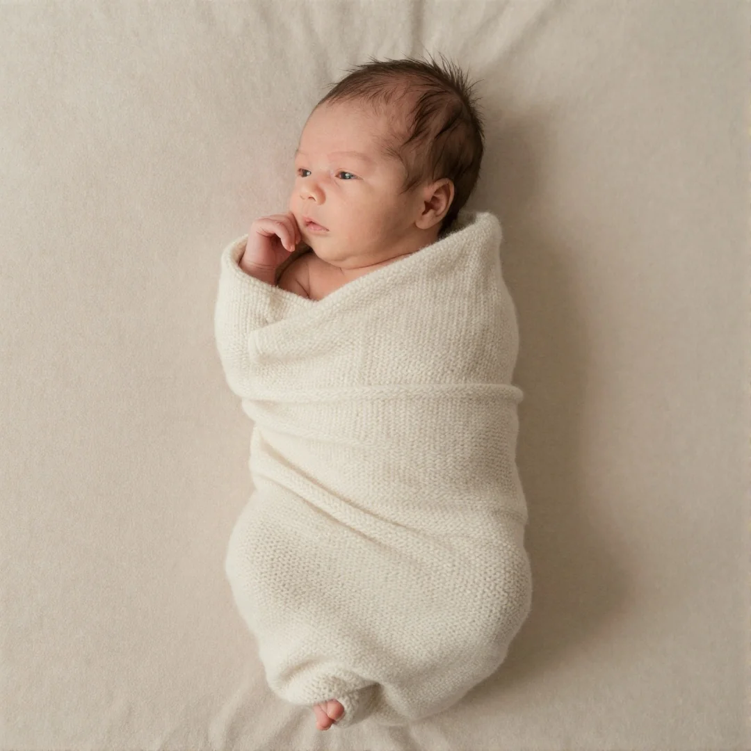 Knitted Wrap Styles - diy newborn pictures at home