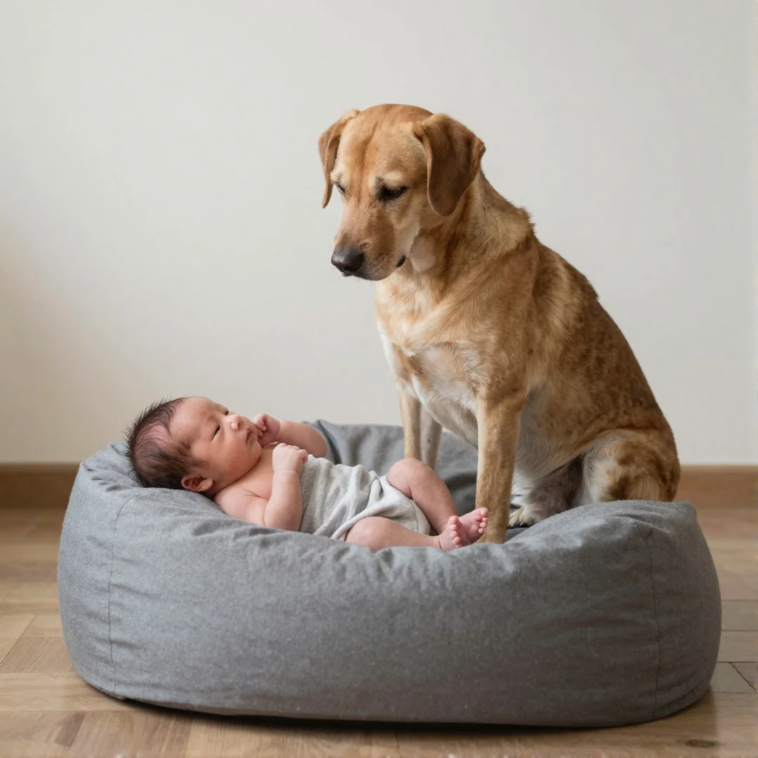 Pet Interaction Photos - diy newborn pictures at home