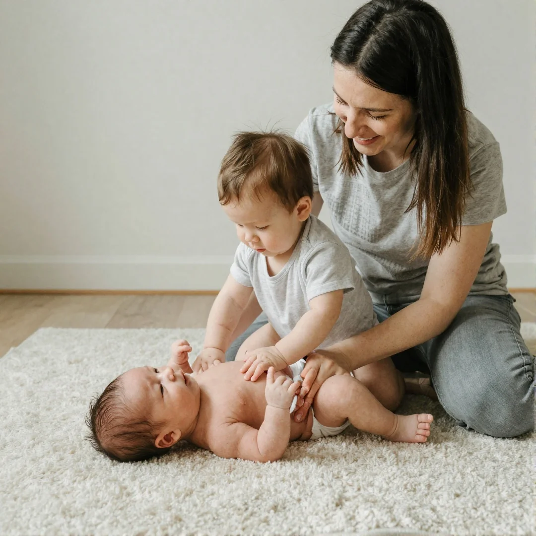Sibling Pose Safety - diy newborn pictures at home