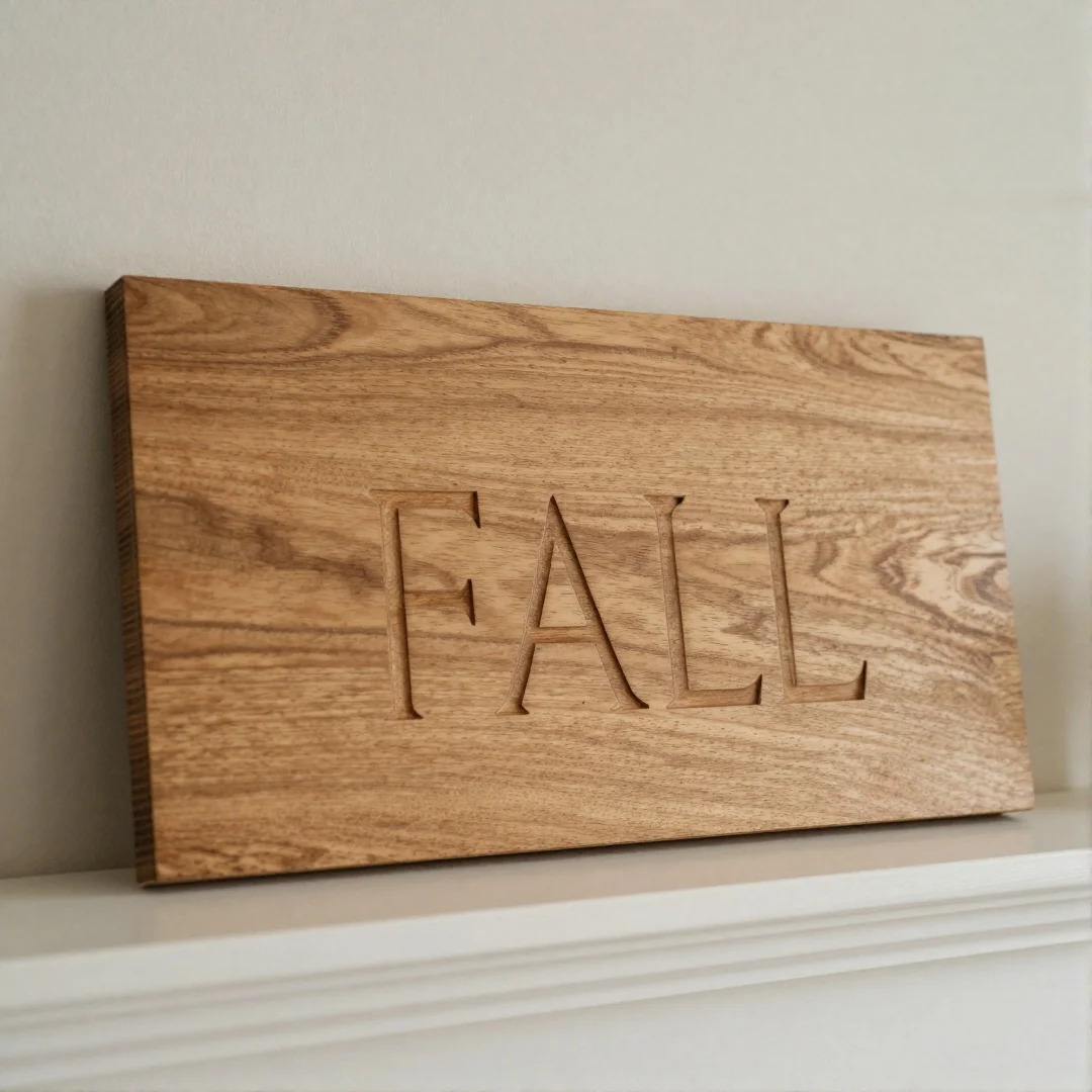 Custom Fall Signage - fall craft ideas