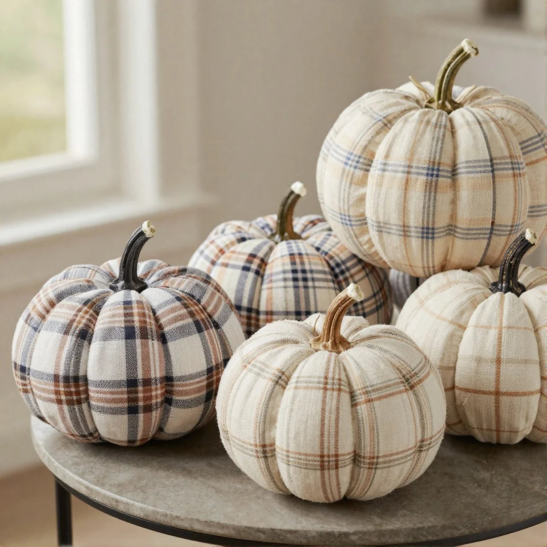 Fabric Scrap Pumpkins - fall craft ideas