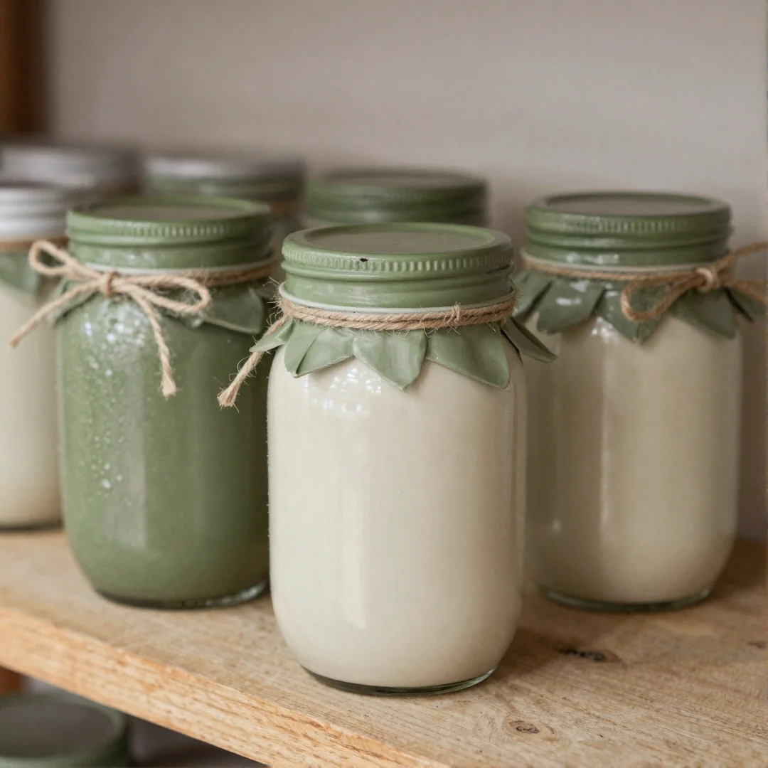 Handmade Fall Mason Jars - fall craft ideas
