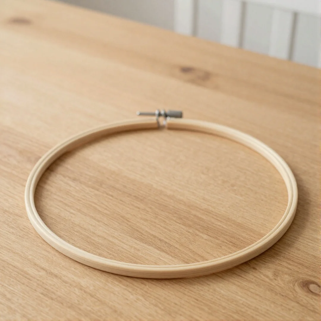 Basic Hoop Frame - how to make baby mobile at home