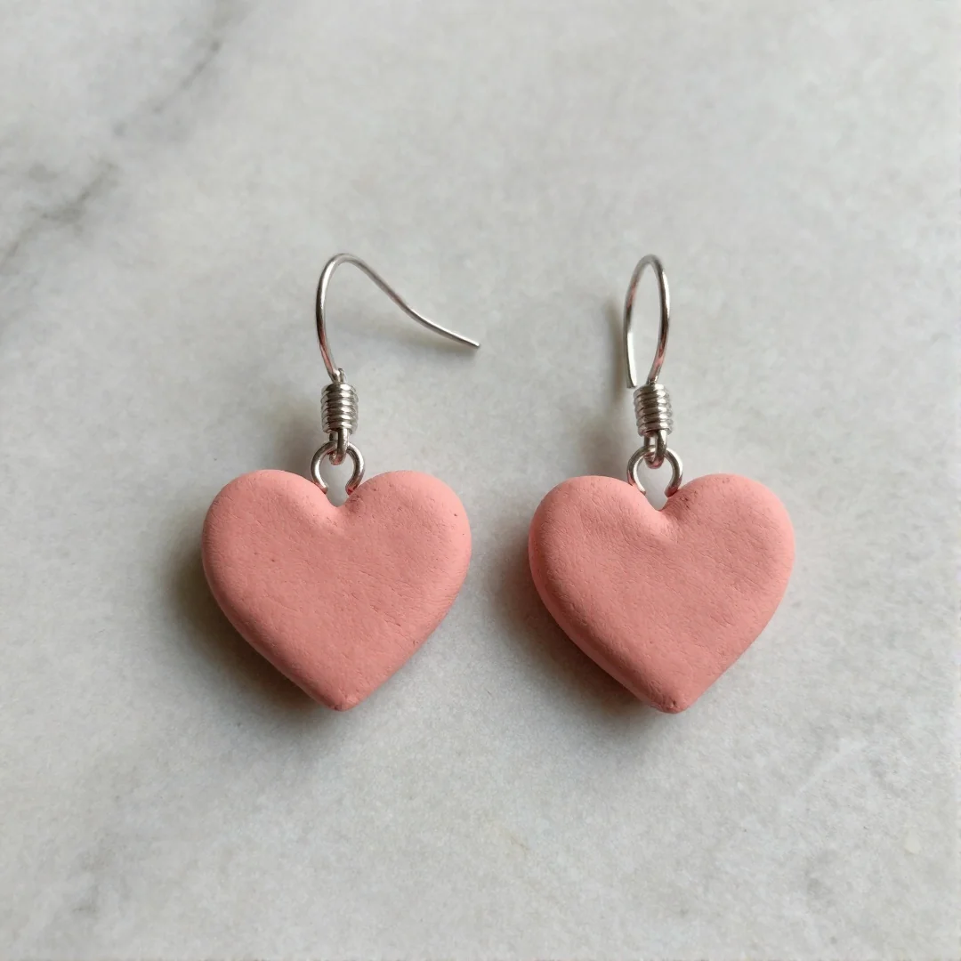 Classic Circle Drops - how to make clay earrings at home