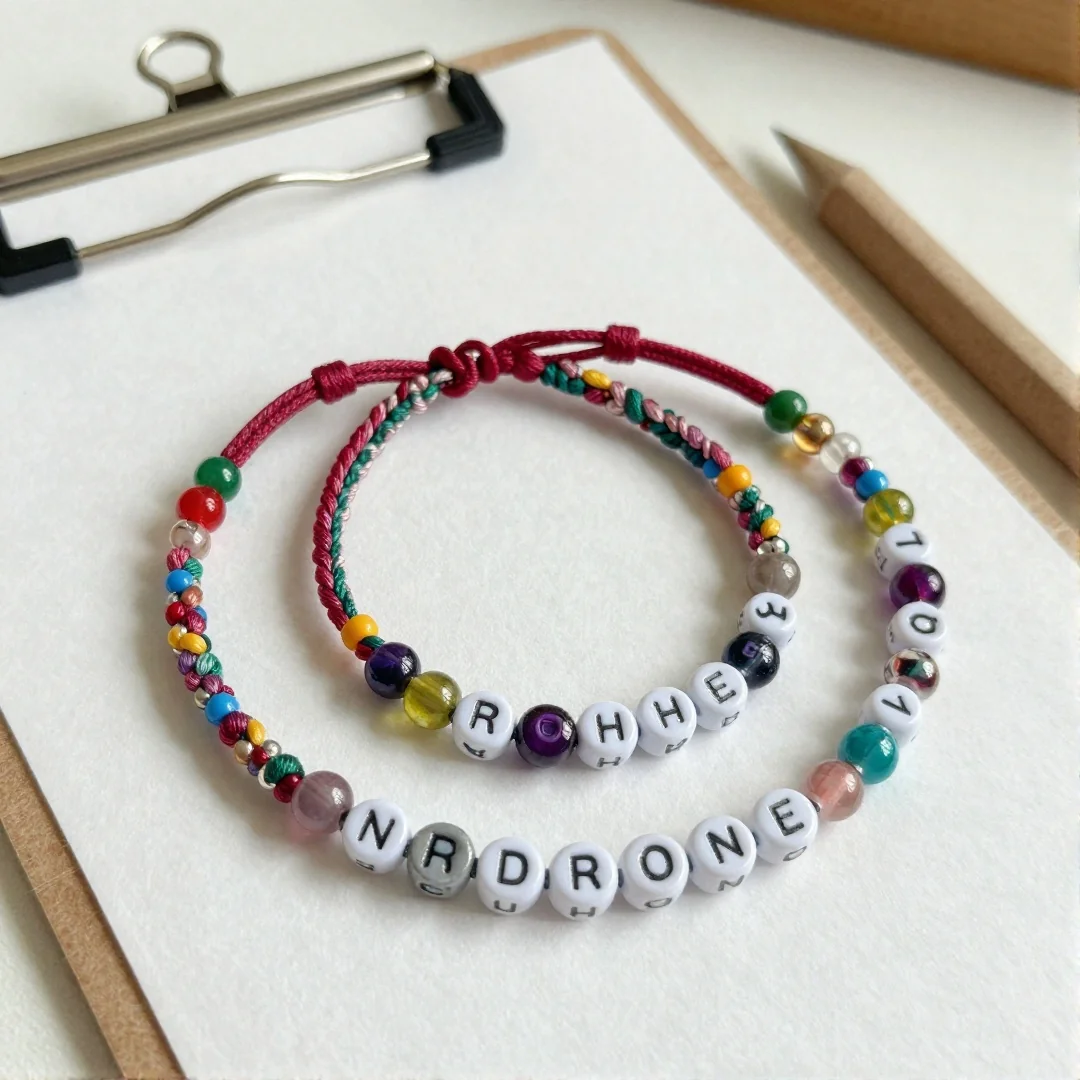 Beaded Friendship Bracelet - how to make friendship bracelets