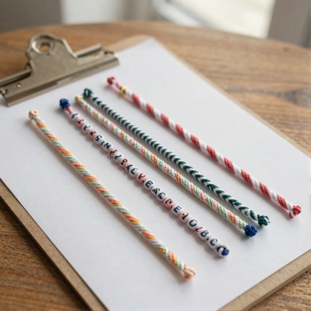 Candy Stripe Bracelet - how to make friendship bracelets