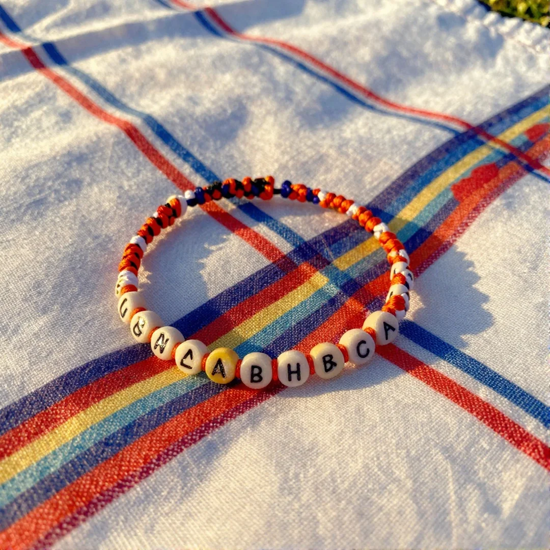 Diagonal Stripe Bracelet - how to make friendship bracelets