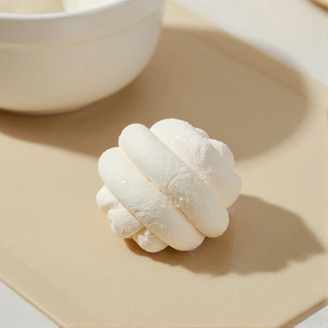 Edible Marshmallow Dough - how to make homemade playdough