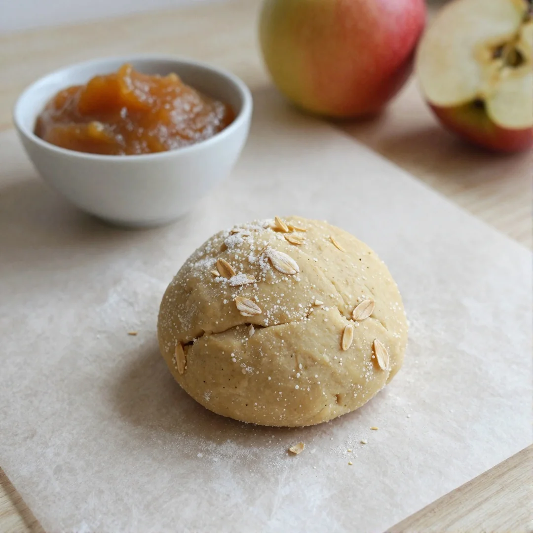 Edible Oat Flour Dough - how to make homemade playdough