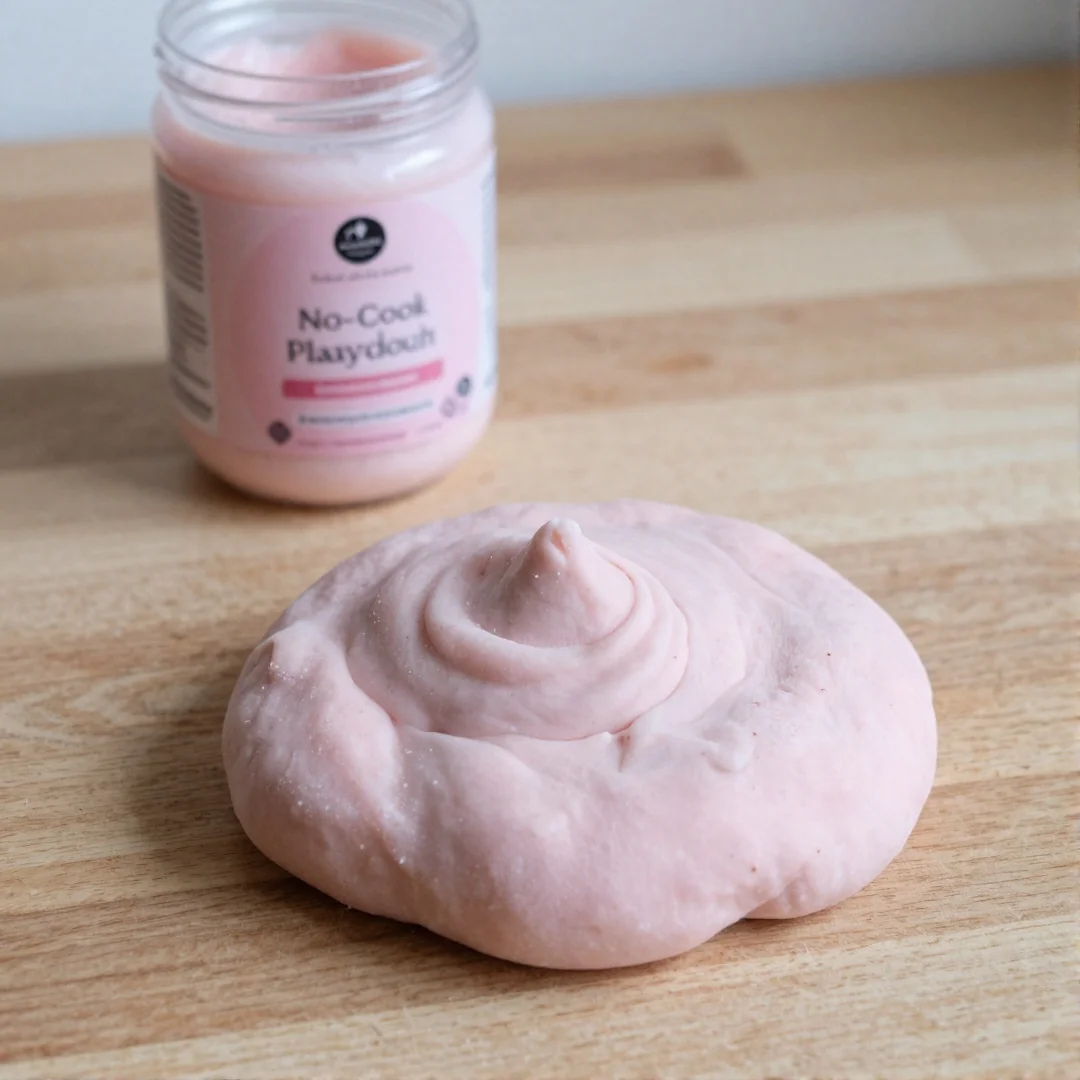 No-Cook Playdough - how to make homemade playdough