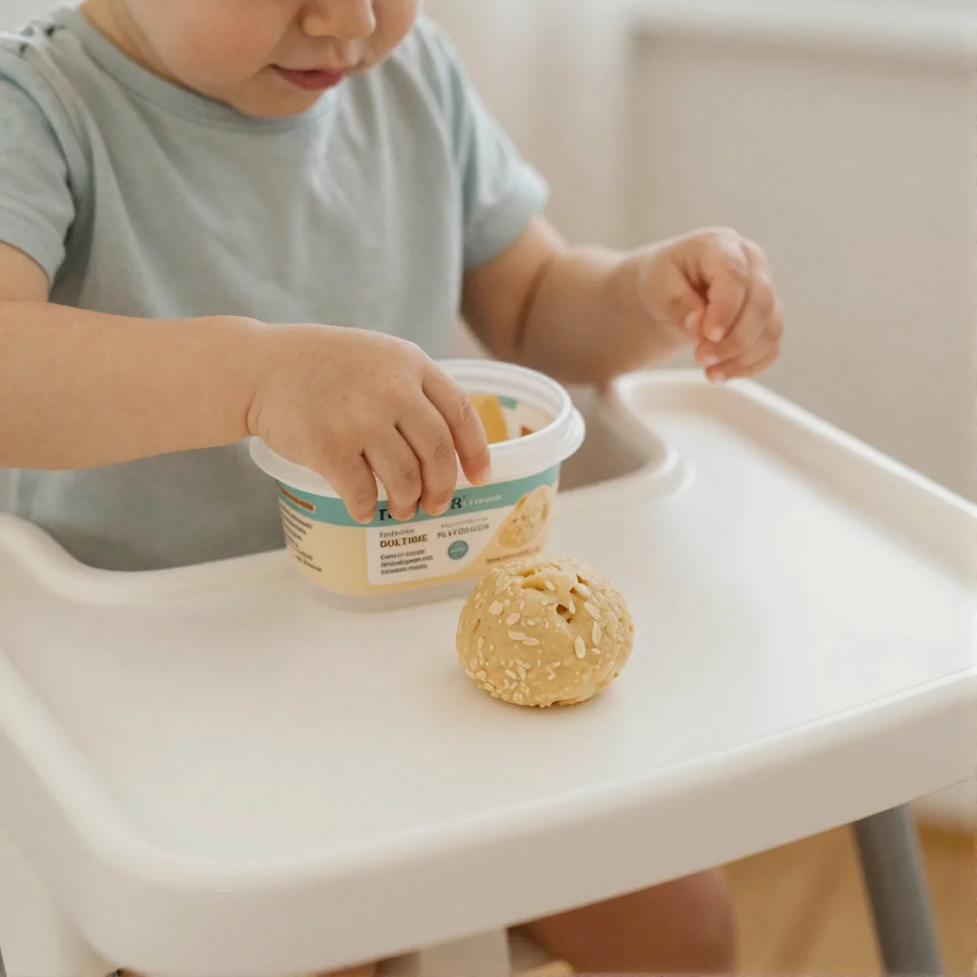 Toddler-Safe Edible Playdough - how to make homemade playdough