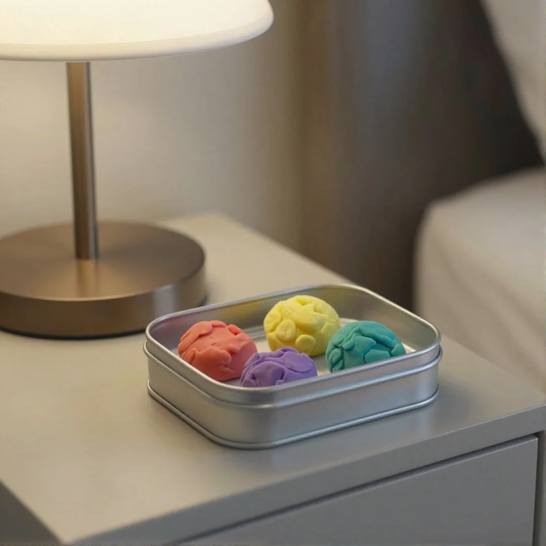 Travel Tin Playdough - how to make homemade playdough
