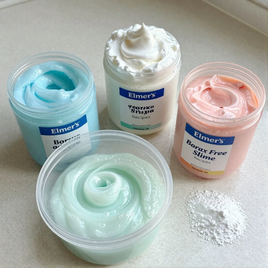 Borax Free Slime Recipes - how to make slime without borax