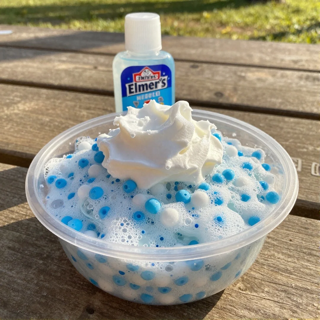Foam Bead Slime - how to make slime without borax