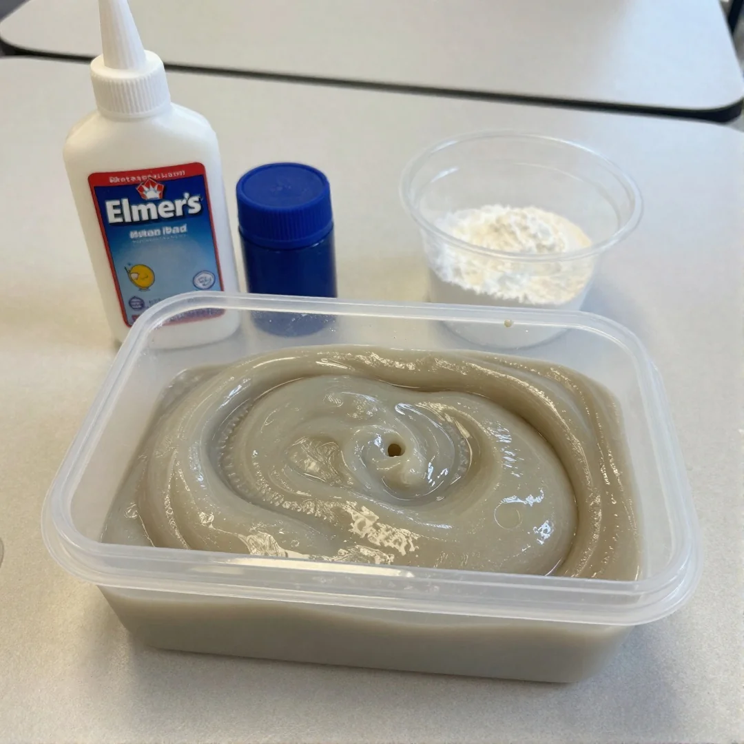 No-Heat Slime - how to make slime without borax