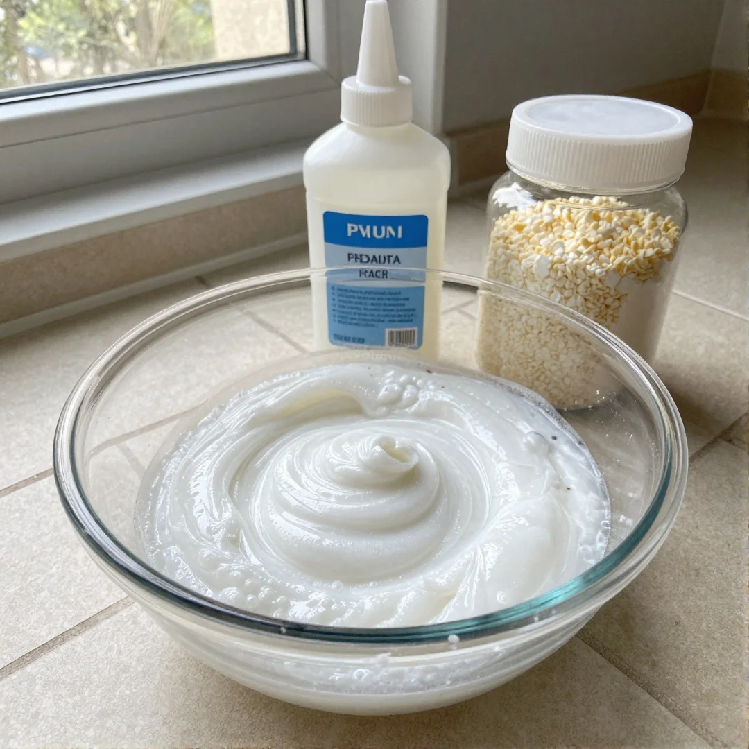 Two Ingredient Slime - how to make slime without borax