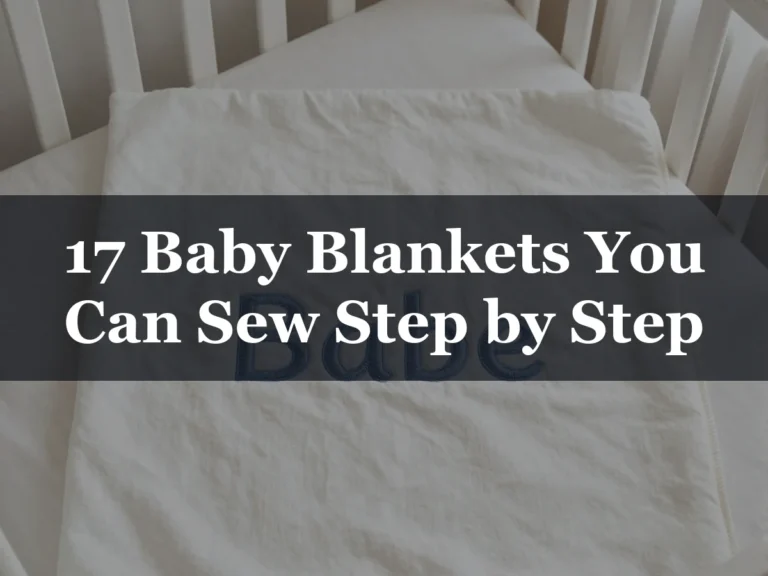 17 Baby Blankets You Can Sew Step by Step - how to sew a baby blanket step by step