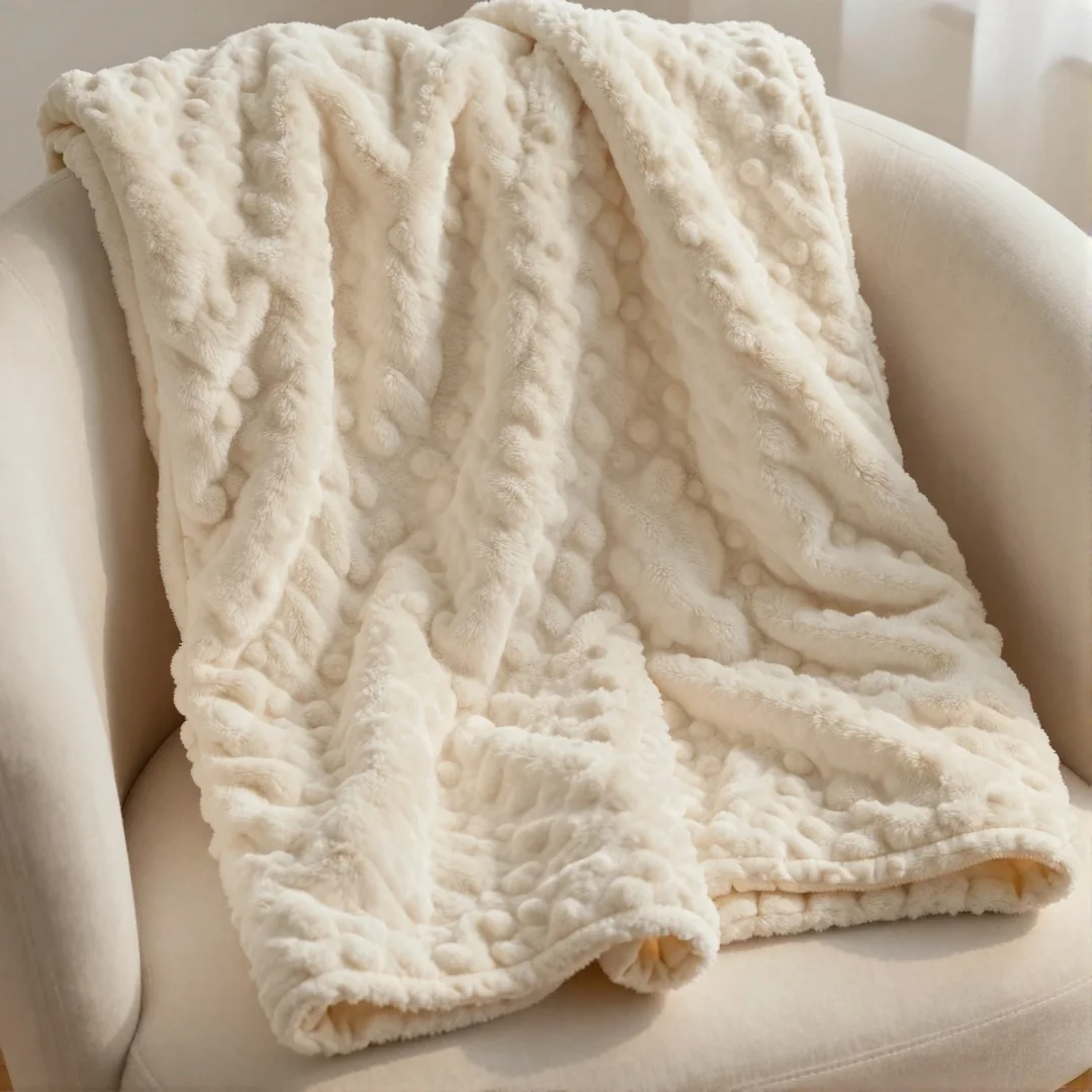 Minky Backed Blanket - how to sew a baby blanket step by step