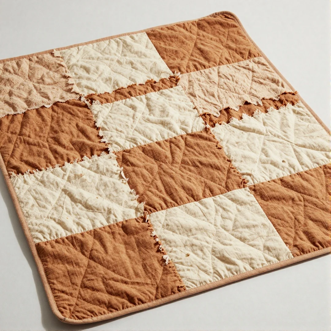 Simple Rag Quilt - how to sew a baby blanket step by step