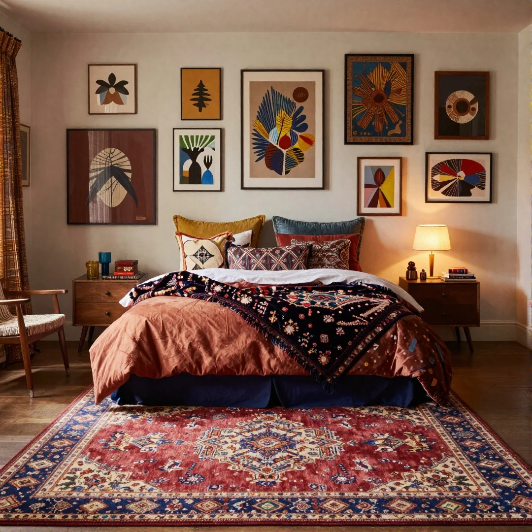Maximalist Patterned Room - inspiring bedroom style 20 ideas for every taste and space