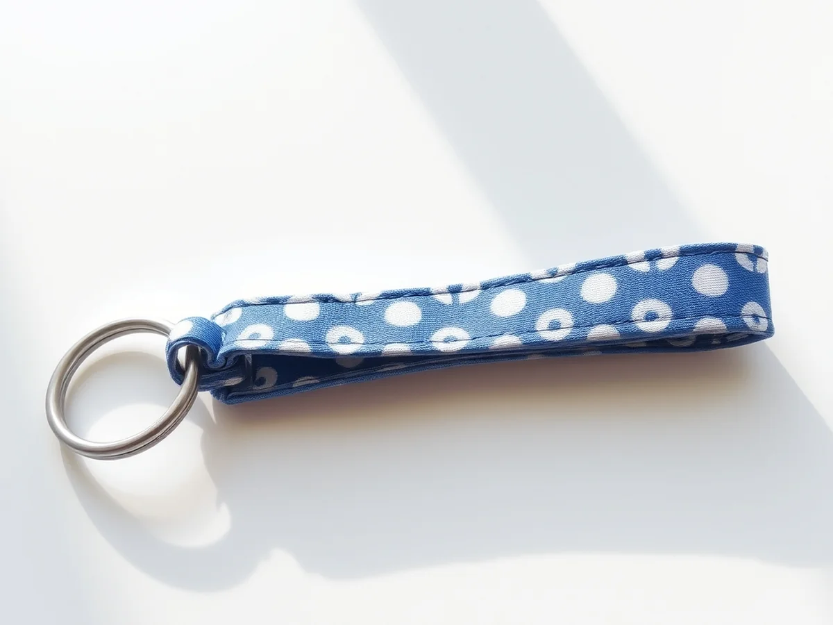 Fabric Wristlet Strap - keychains diy