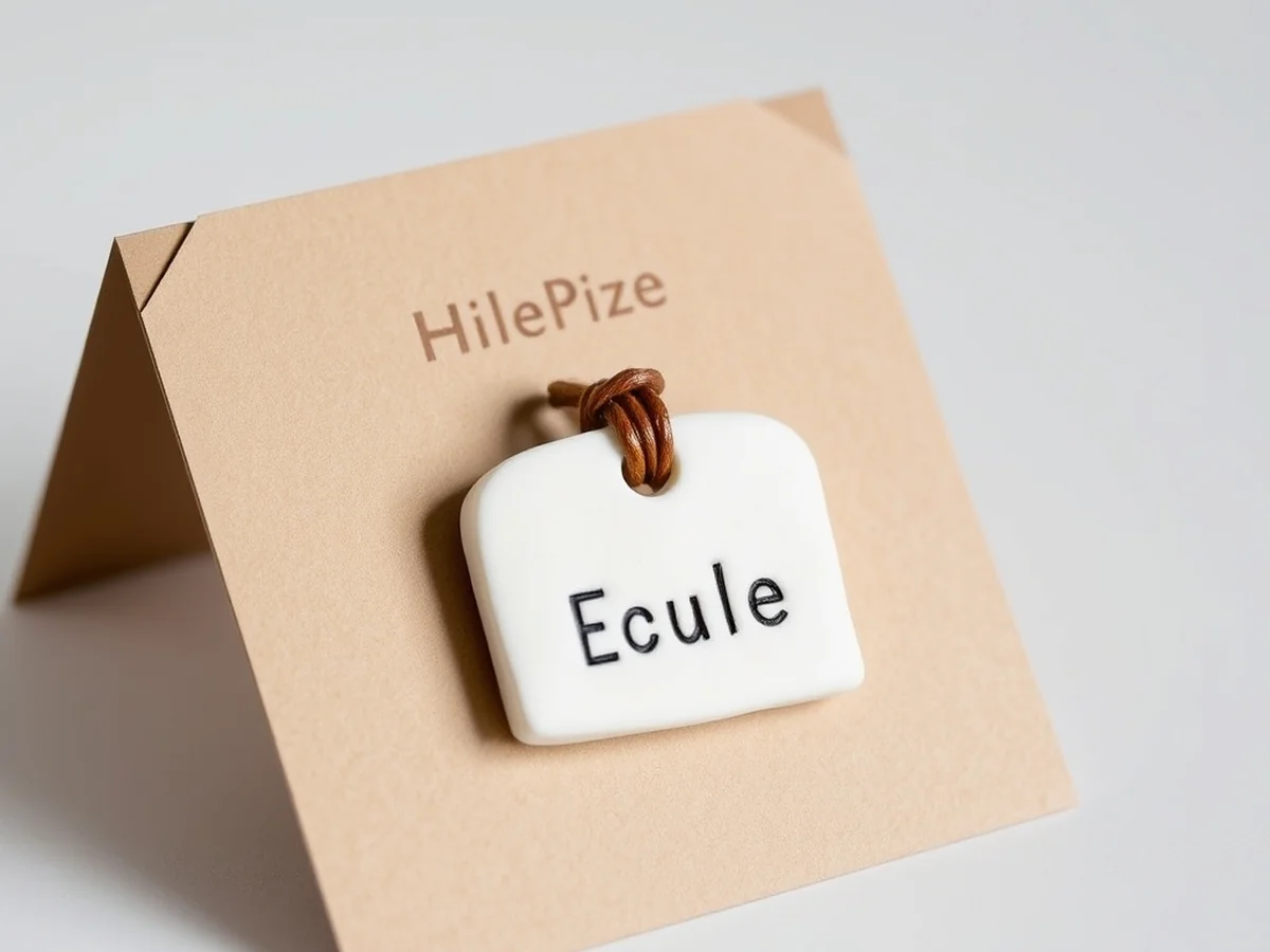 Personalized Clay Tag Keychain - keychains diy