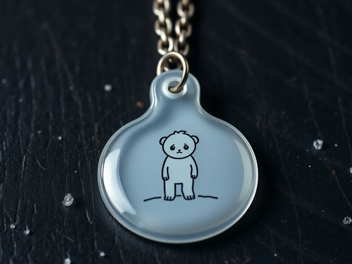 Shrink Plastic Pendant - keychains diy