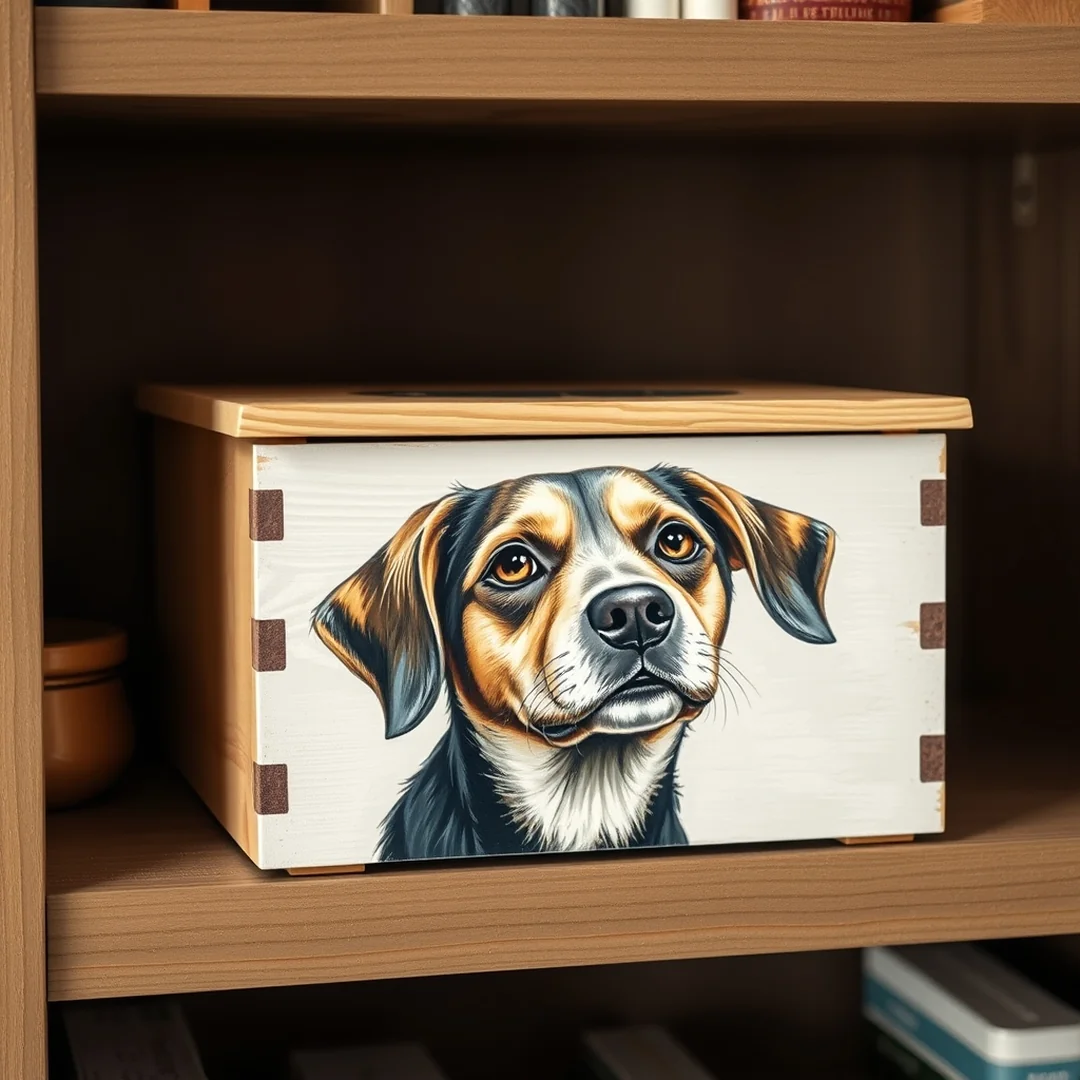 Custom Portrait Painting - memory box ideas diy paint