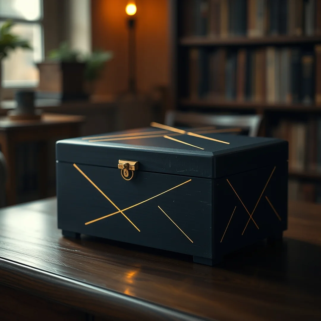 Metallic Line Accents - memory box ideas diy paint