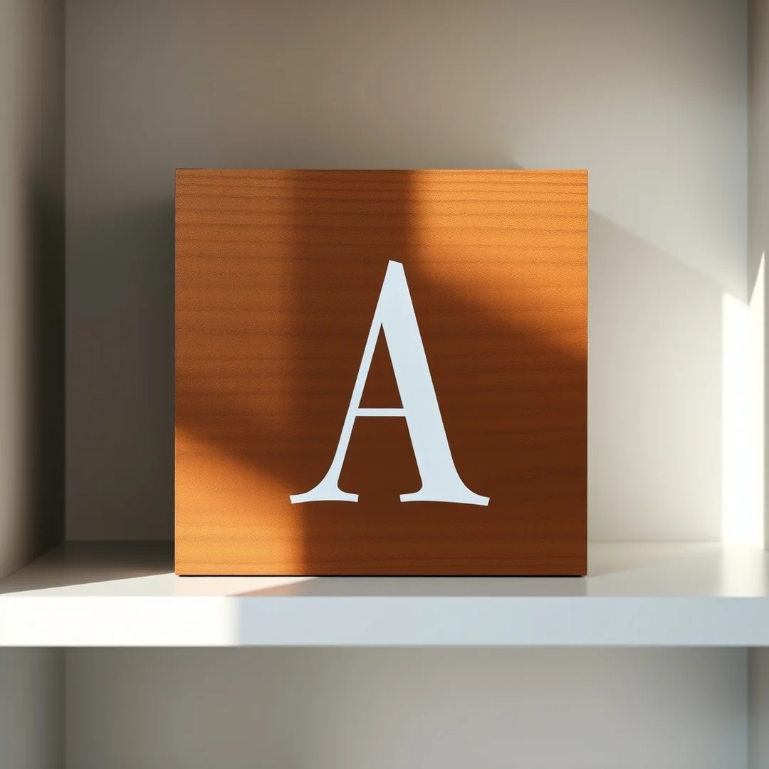 Monogram Letter Painting - memory box ideas diy paint