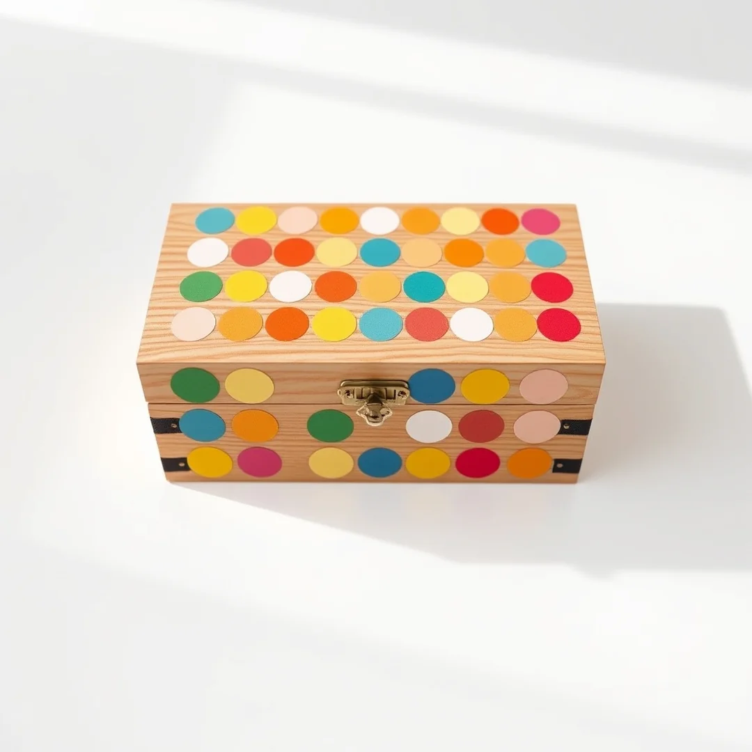 Polka Dot Patterns - memory box ideas diy paint